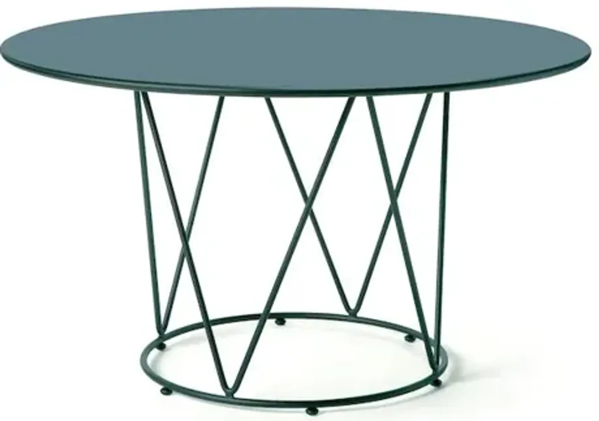 Bellini Italian Outdoor Collection Lucy Round Dining Table Grey