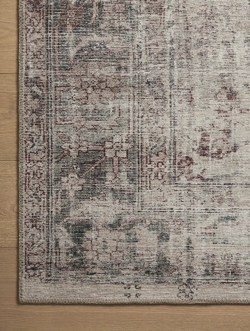 Georgie GER-08 Lagoon / Beige 2''0" x 5''0" Rug by Amber Lewis