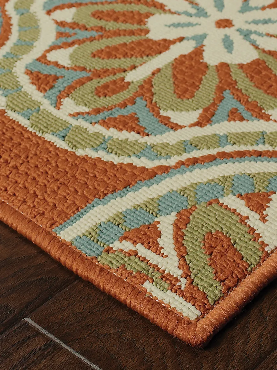 Montego 8'6" x 13' Rust Rug