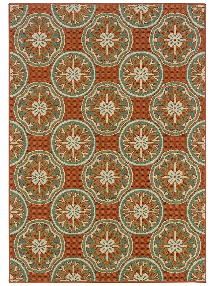 Montego 8'6" x 13' Rust Rug