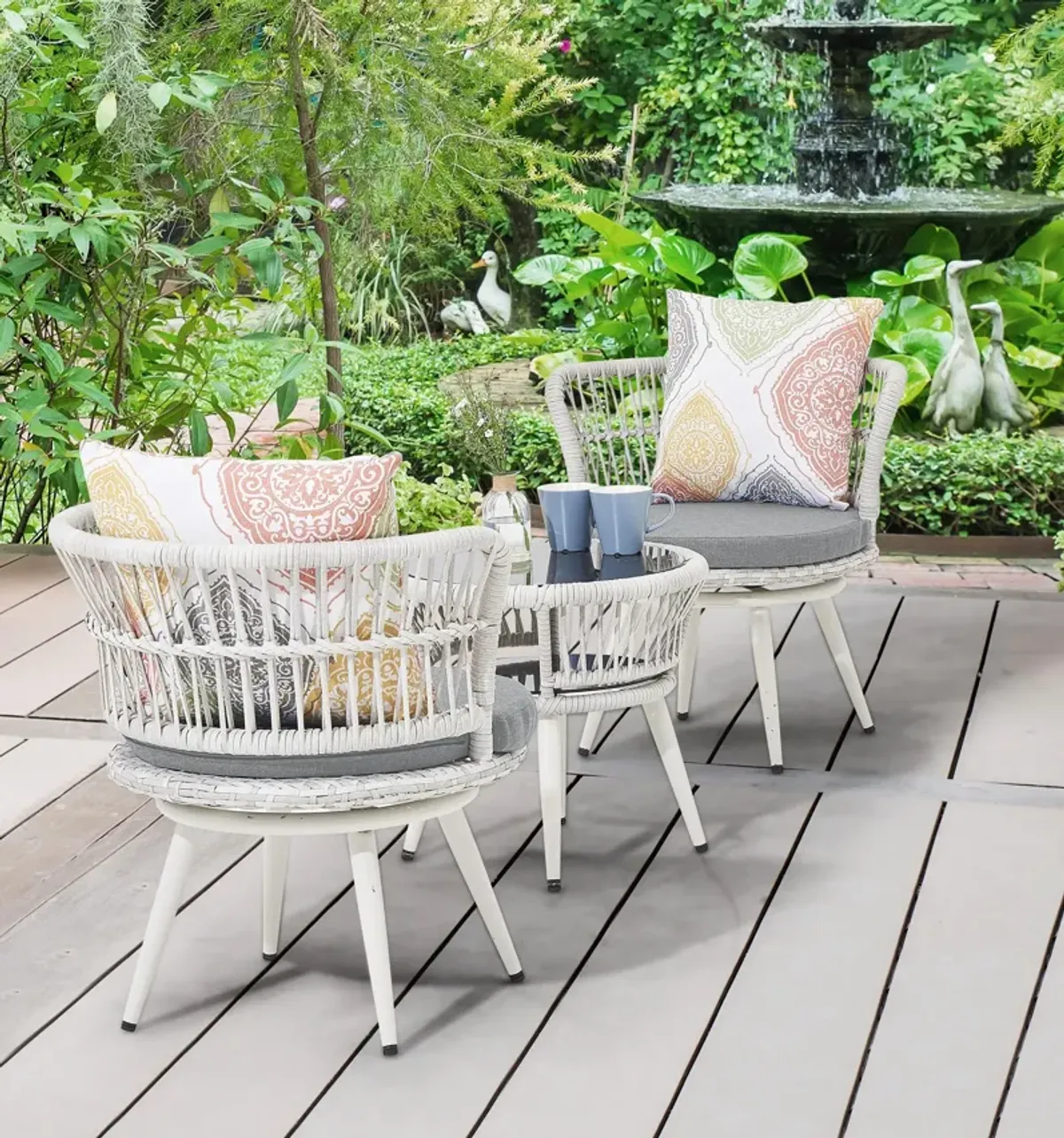 Monaco Gray Patio Set