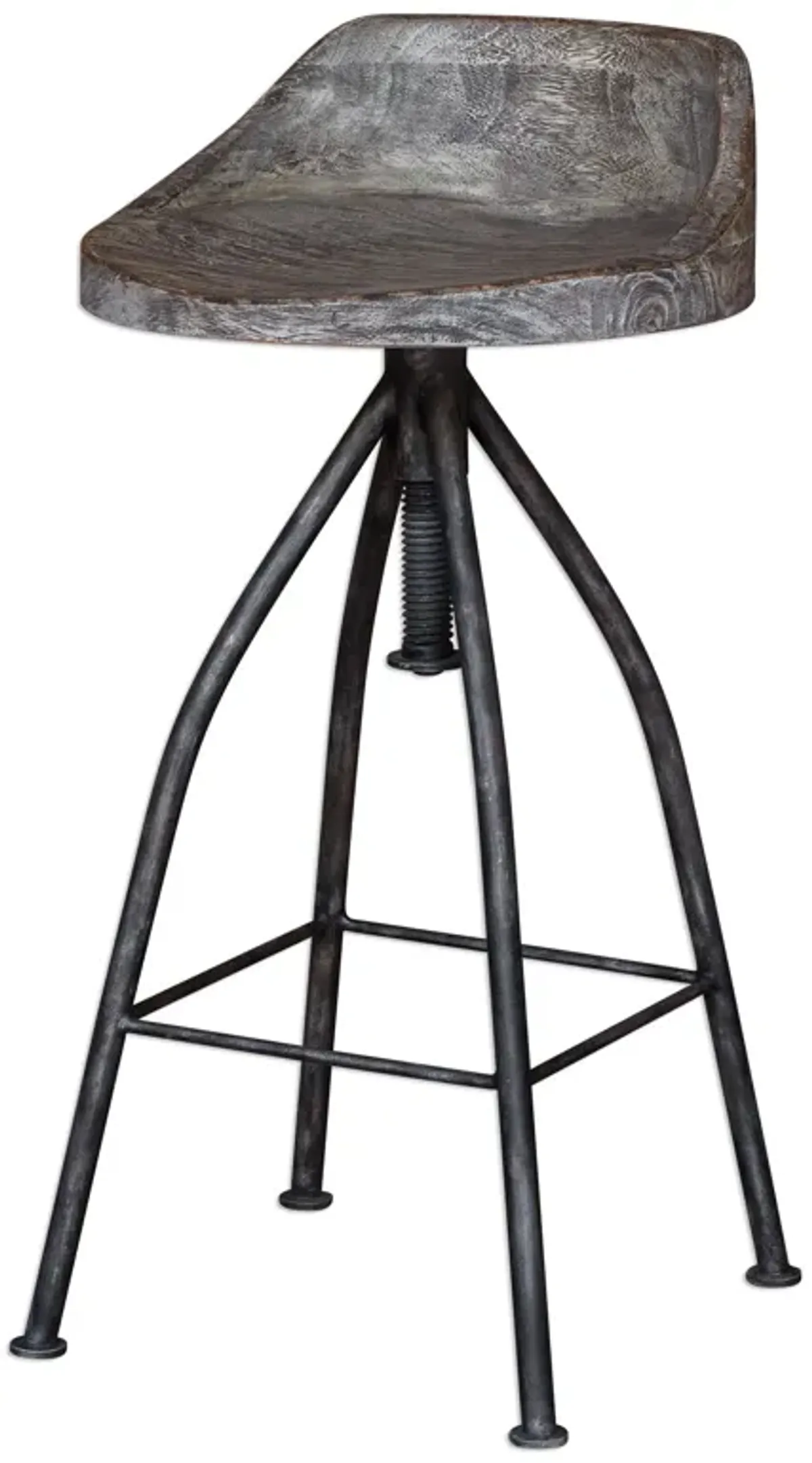 Uttermost Kairu Wooden Bar Stool