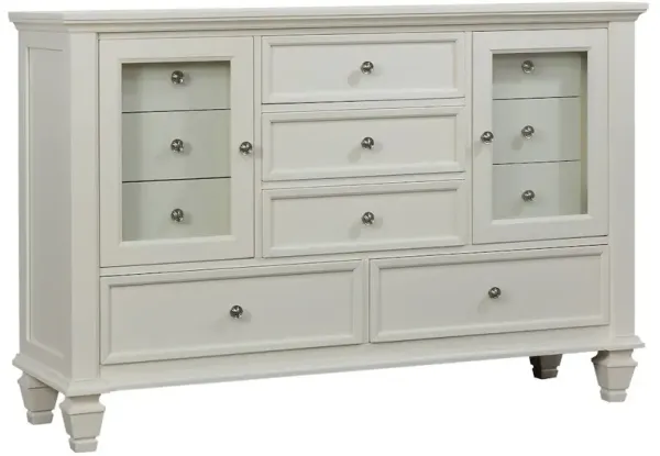 Coaster Co. of America Sandy Beach 11-drawer Dresser Cream White