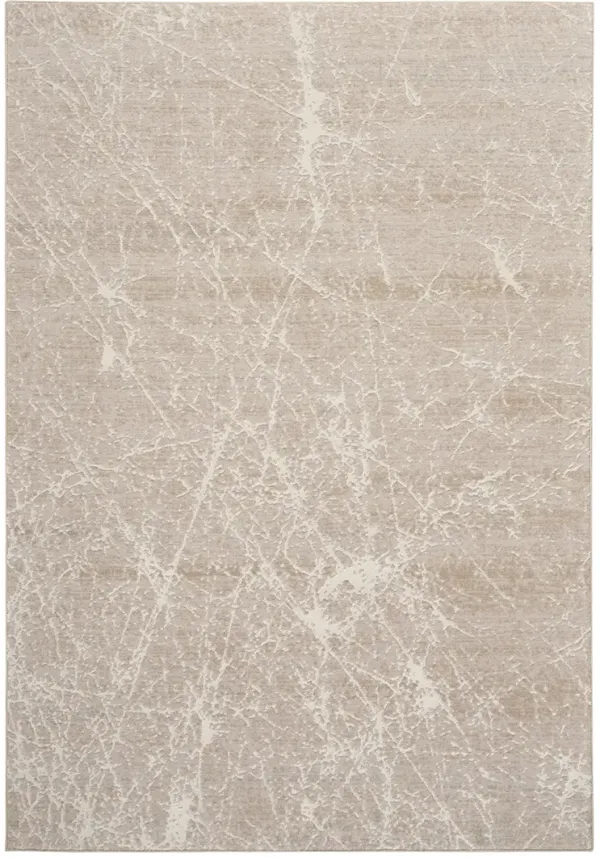 Exhale EXL02 Mocha/Ivory 5'3" x 7'3" Rug