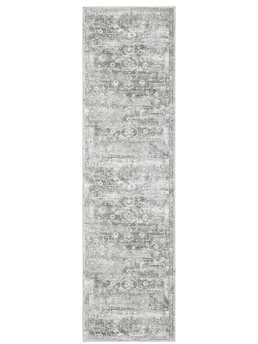 Malibu 2' x 8' Grey Rug