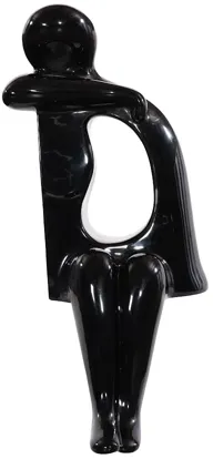 Sweetie Sculpture, Gel Coat Black