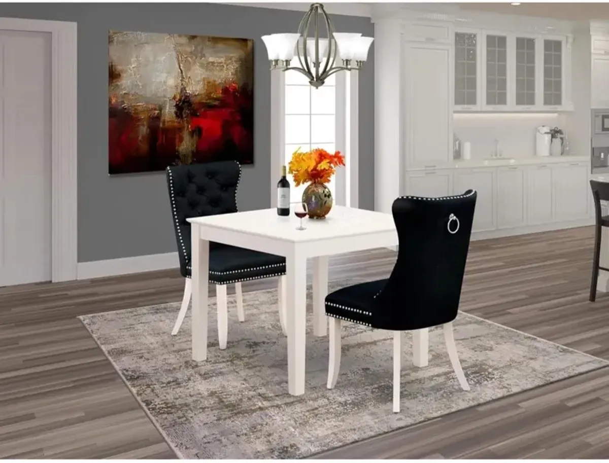 3 Piece Dining Table Set for Small Spaces