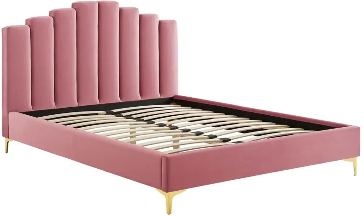 Modway - Olivia Queen Performance Velvet Platform Bed