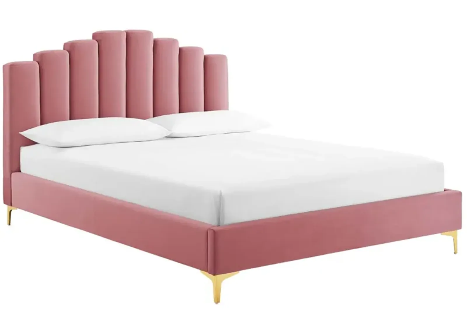 Modway - Olivia Queen Performance Velvet Platform Bed