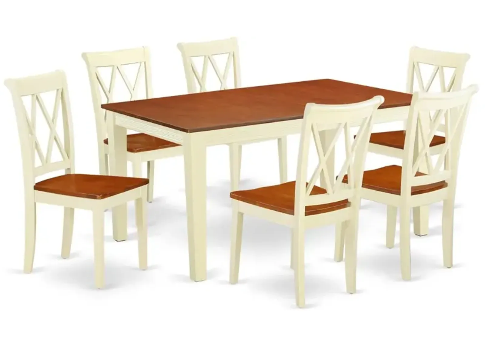 Dining Room Set Buttermilk & Cherry