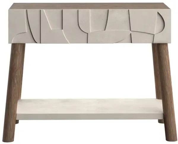 Casa Paros Nightstand in Concrete Finish