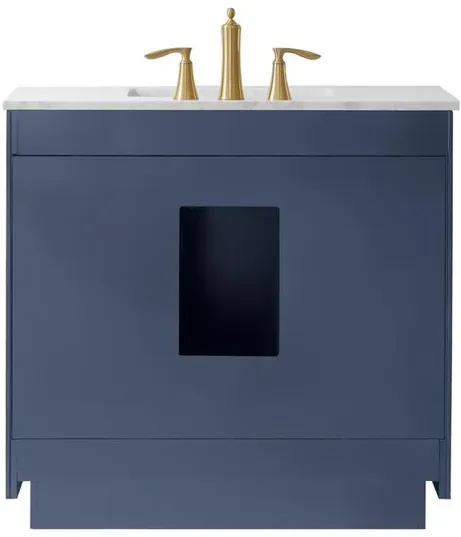 Altair 36 Single Bathroom Vanity Set in Royal Blue without Mirror