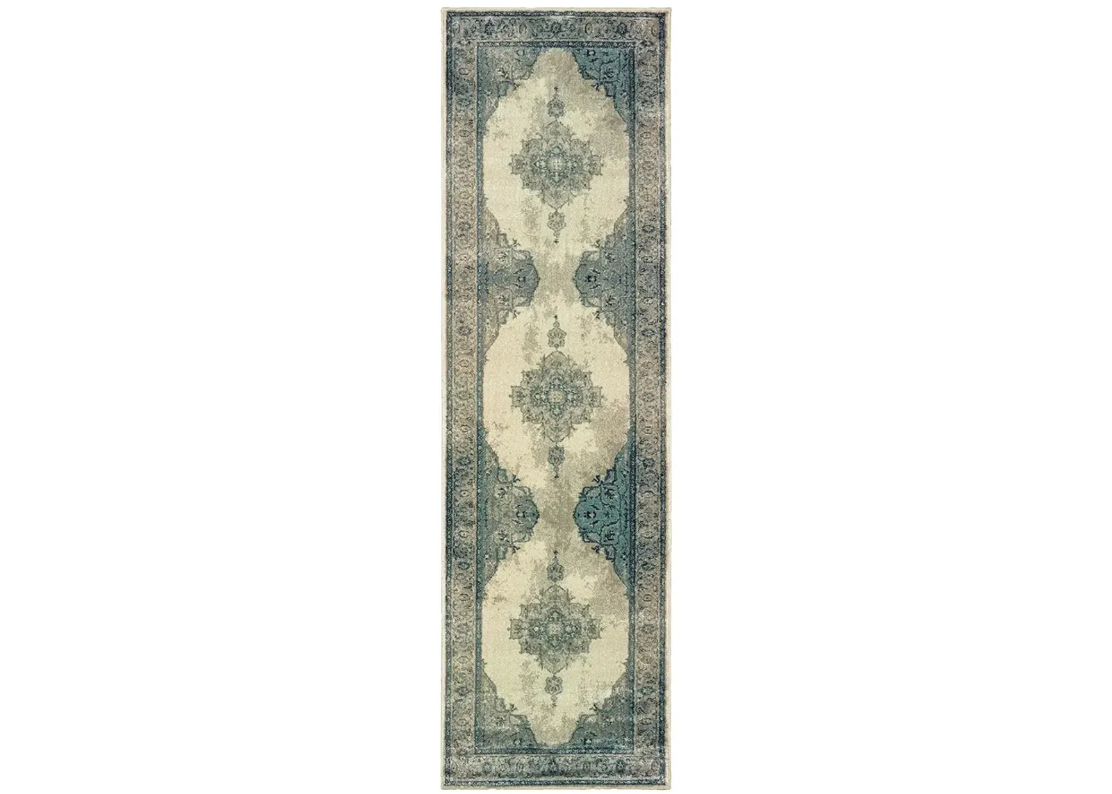 Raleigh 2'3" x 7'6" Ivory Rug