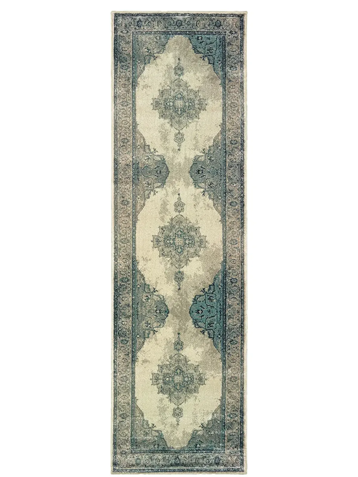 Raleigh 2'3" x 7'6" Ivory Rug