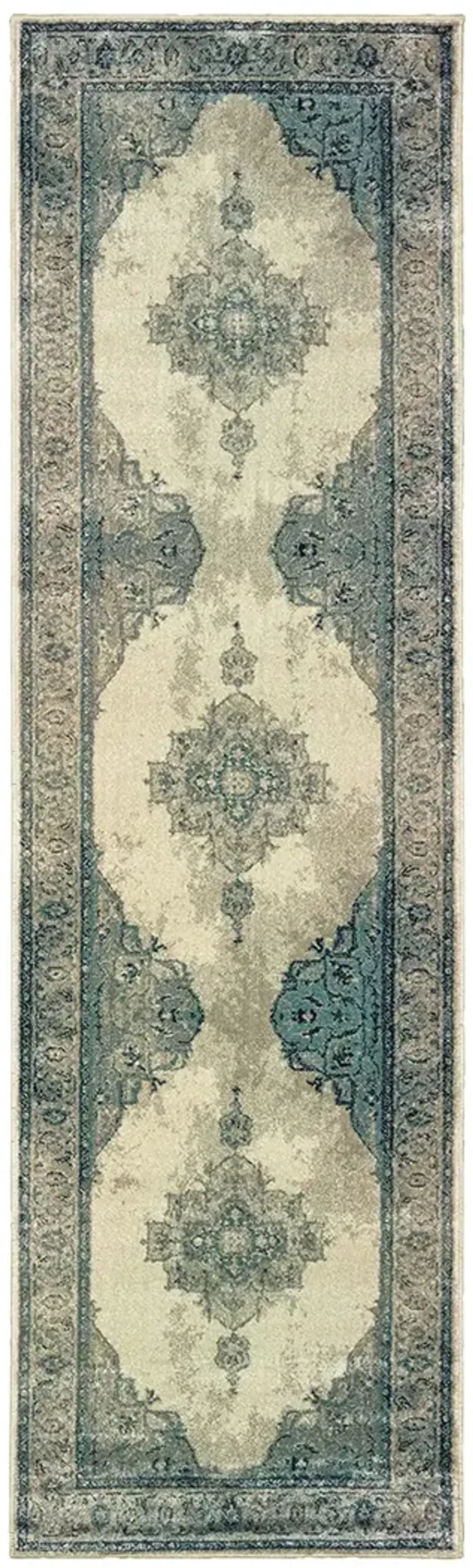 Raleigh 2'3" x 7'6" Ivory Rug