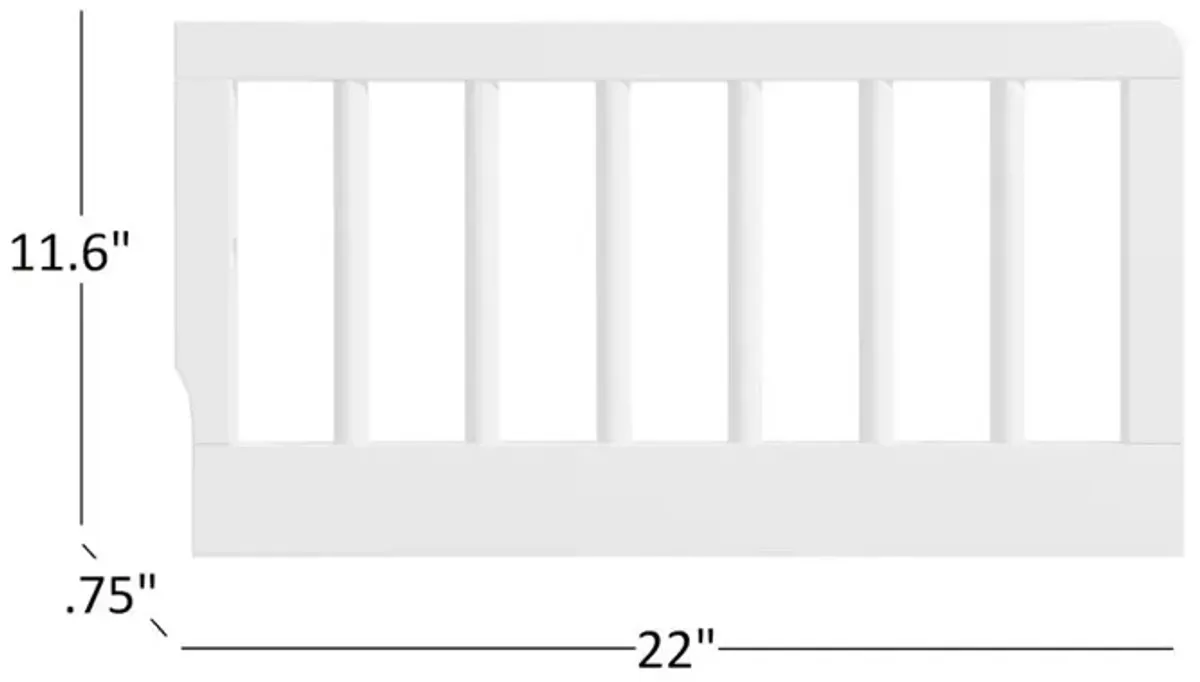 Oxford Baby Soho Baby Essential Toddler Guard Rail White