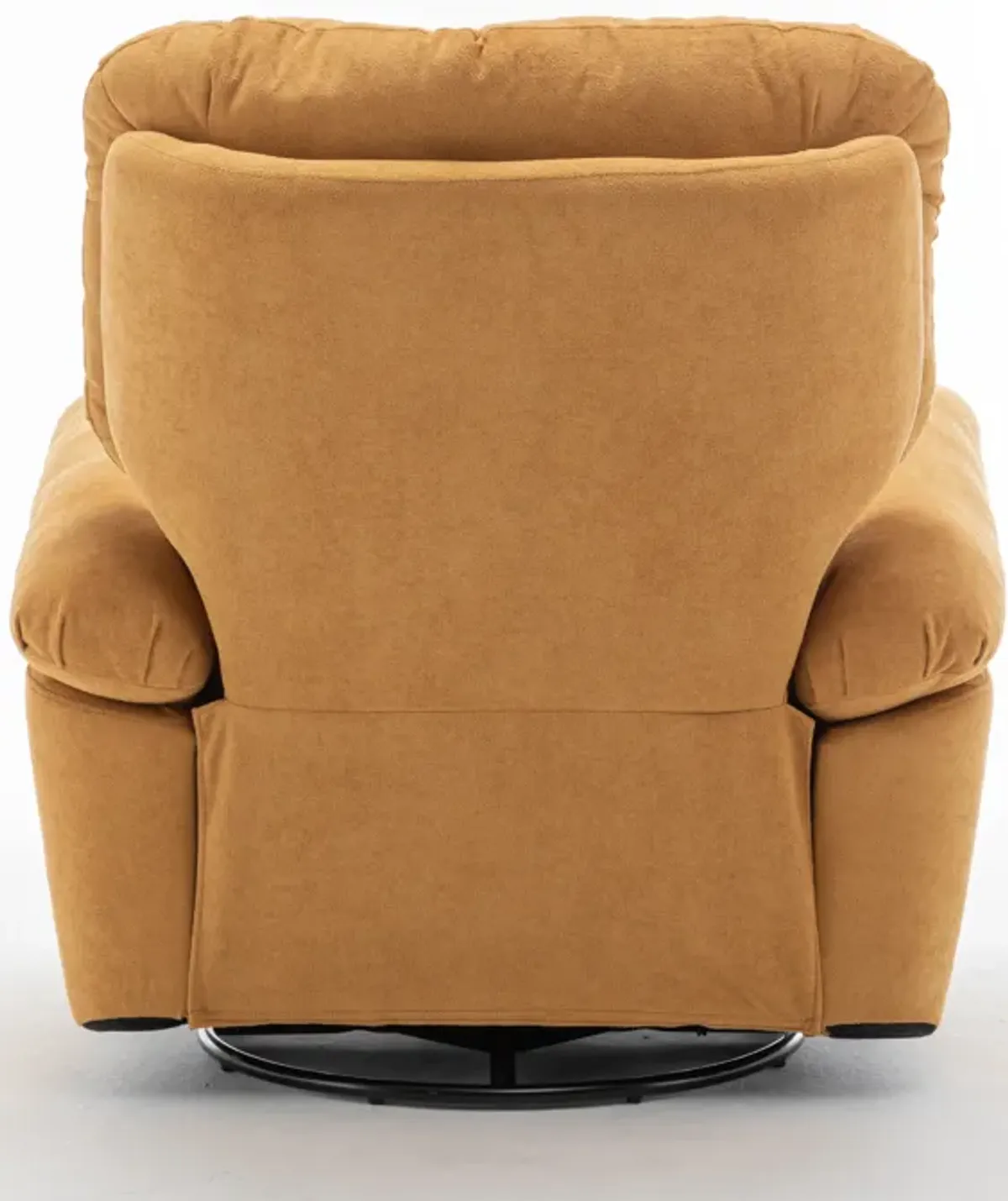 Merax Modern Fleece Recliner Chair with Manual Push Button