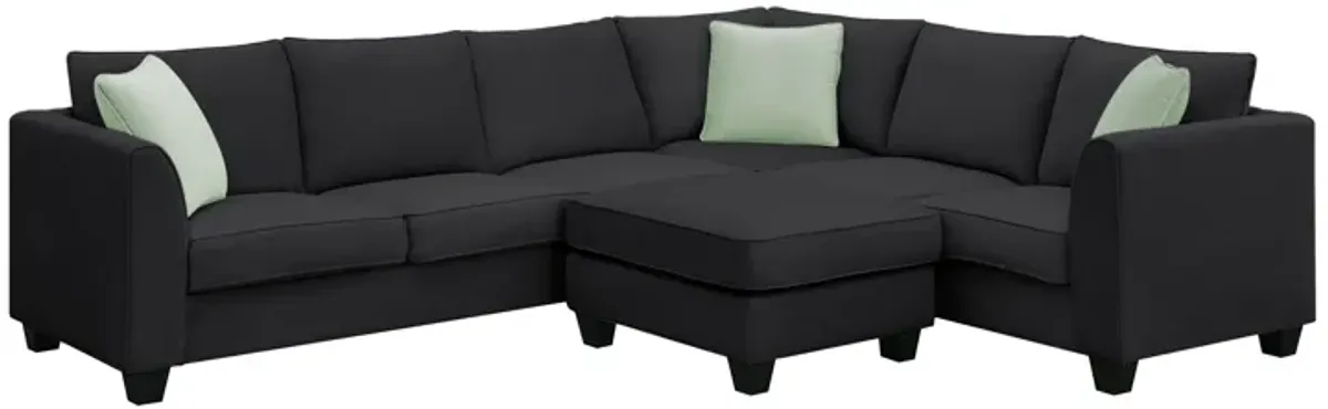 Merax 7 Seats Modular Sectional Sofa with Ottoman