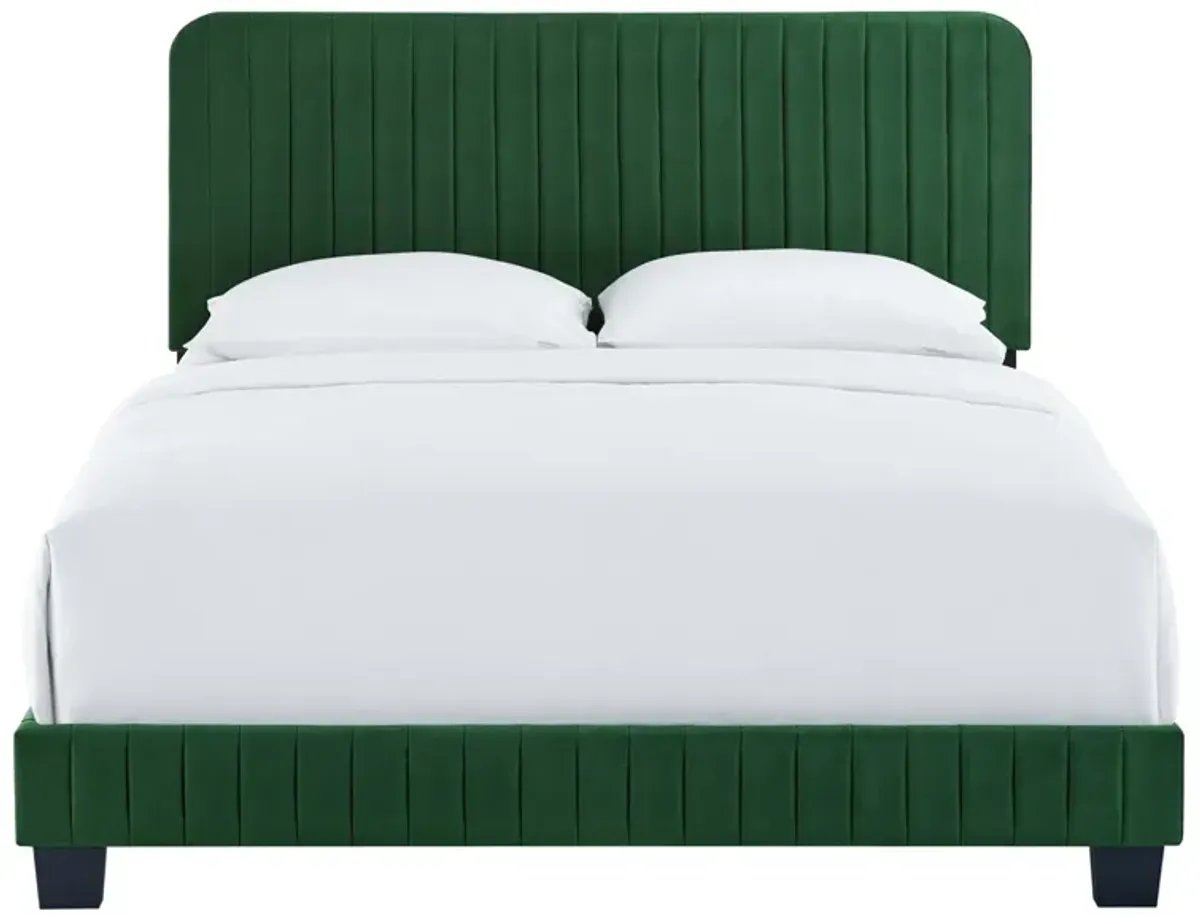 Modway - Celine Channel Tufted Performance Velvet Twin Platform Bed