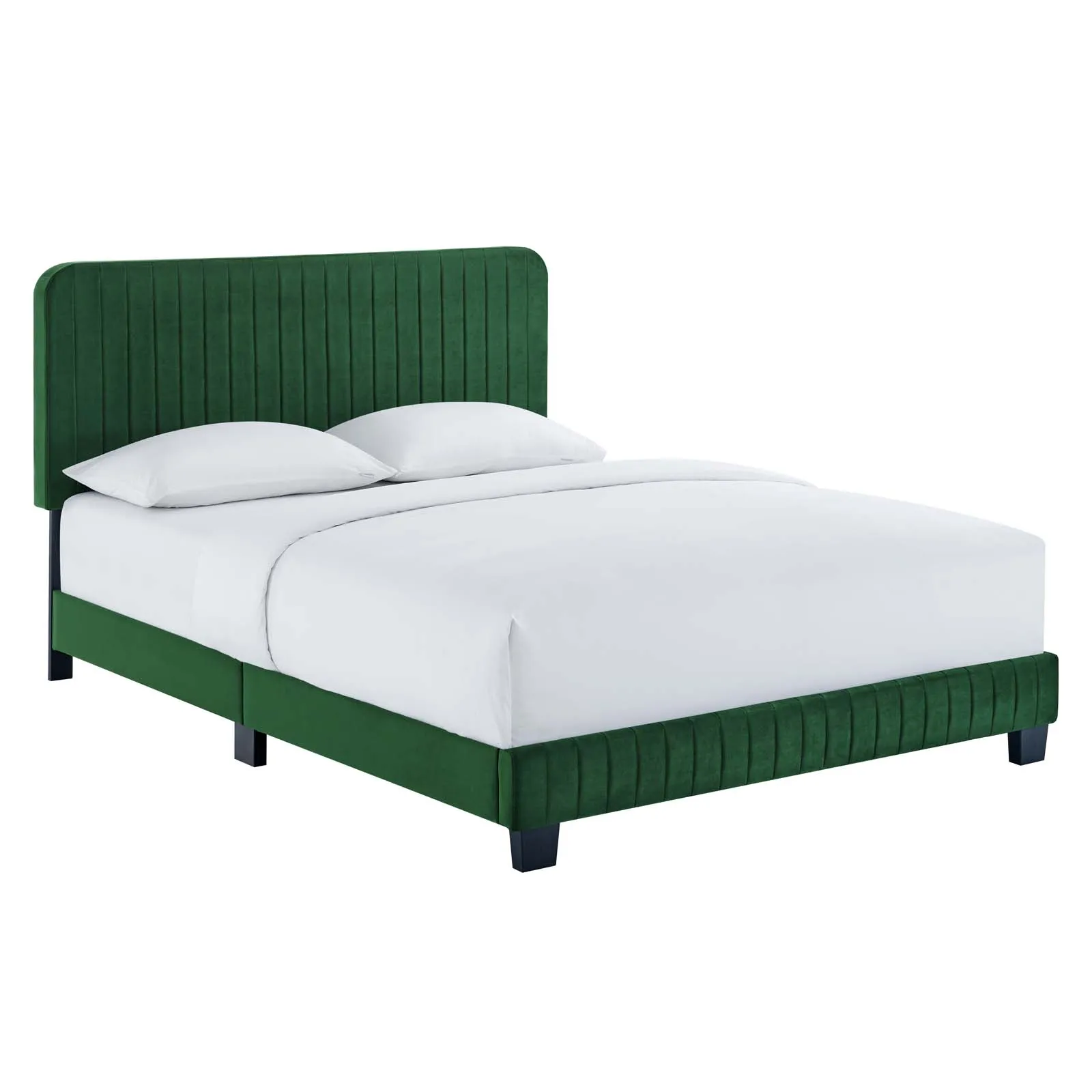 Modway - Celine Channel Tufted Performance Velvet Twin Platform Bed