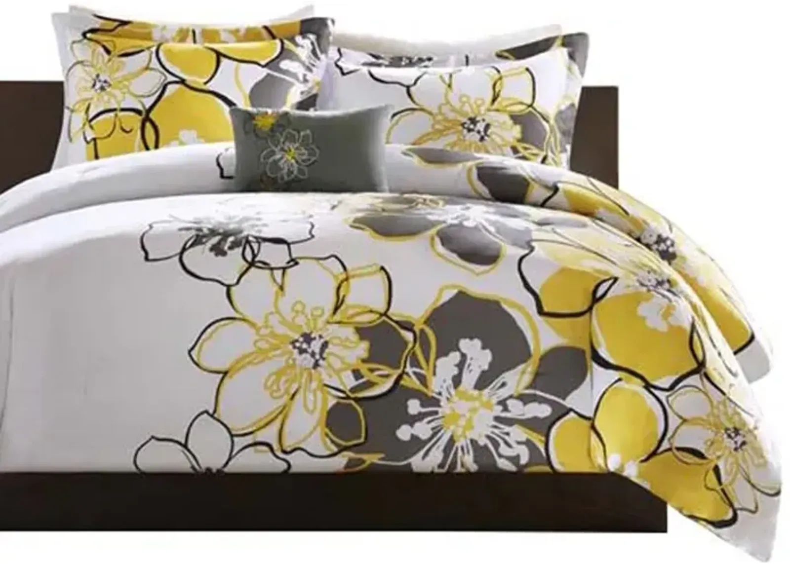 Gracie Mills Laszlo Vibrant Floral Comforter Set