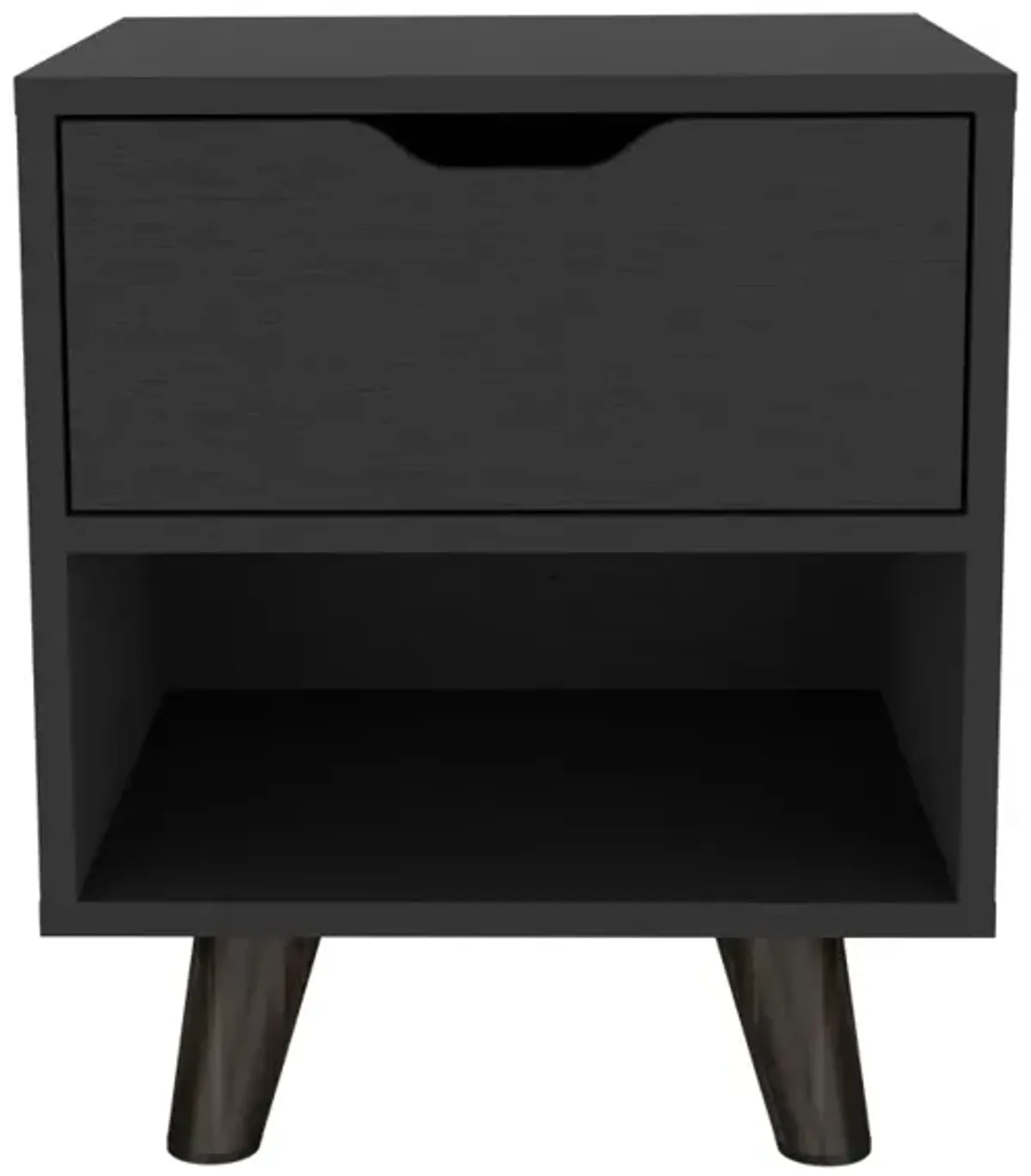 Nightstand Carleen, Bedroom, Black