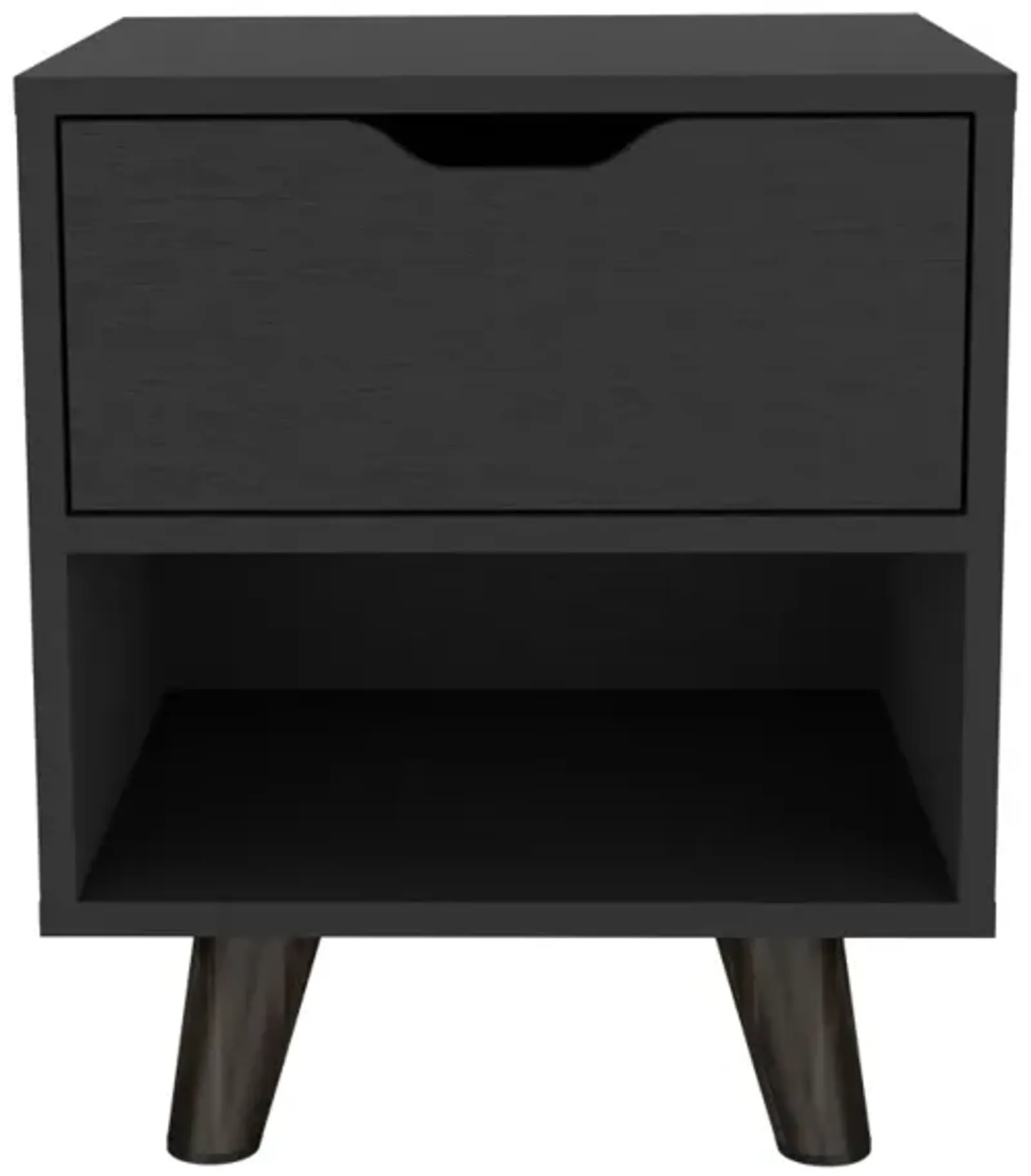 Nightstand Carleen, Bedroom, Black