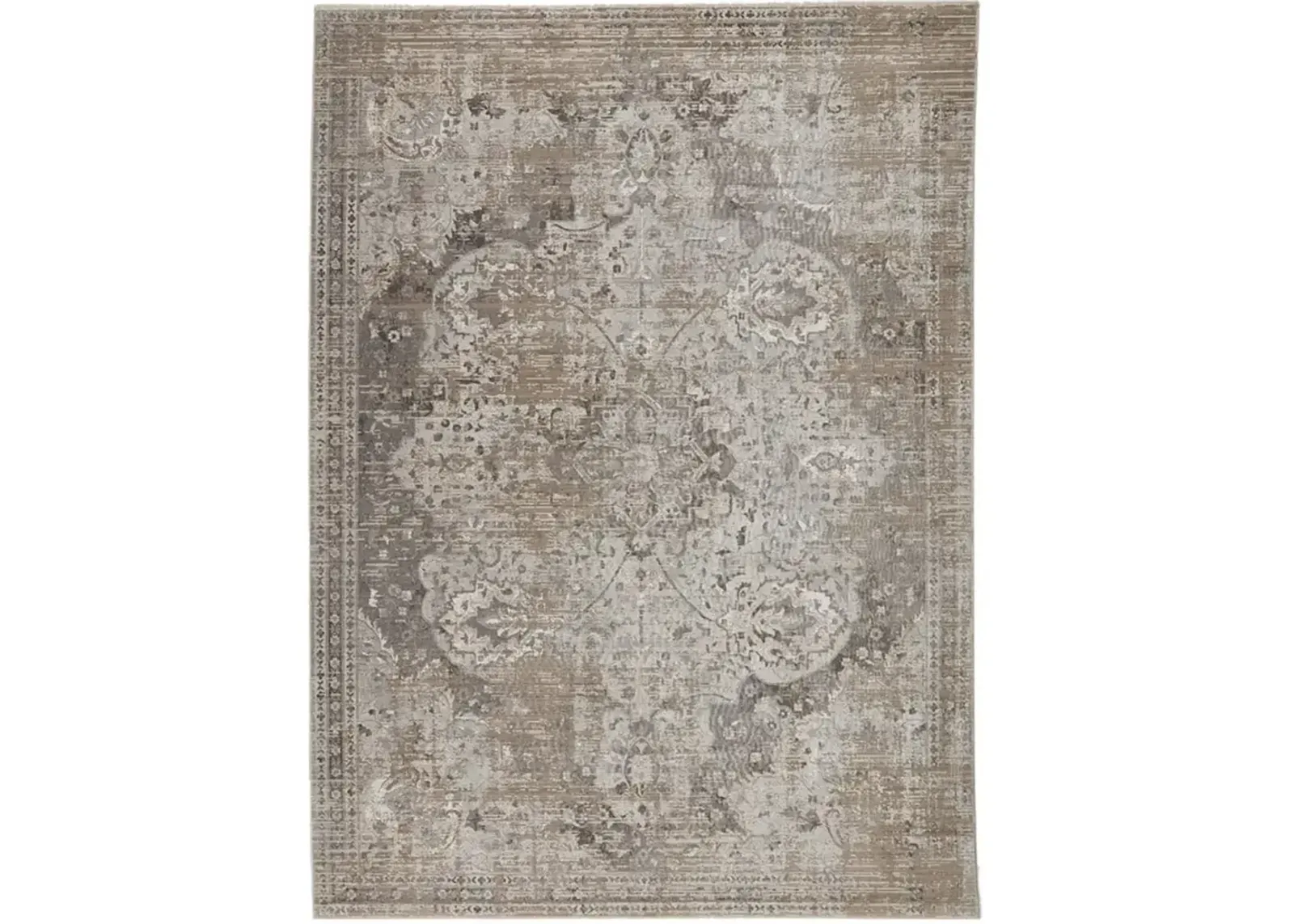 En Blanc Ginevra Gray 5'3" x 7'6" Rug