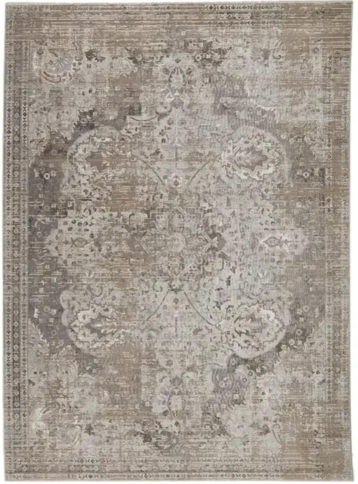 En Blanc Ginevra Gray 5'3" x 7'6" Rug