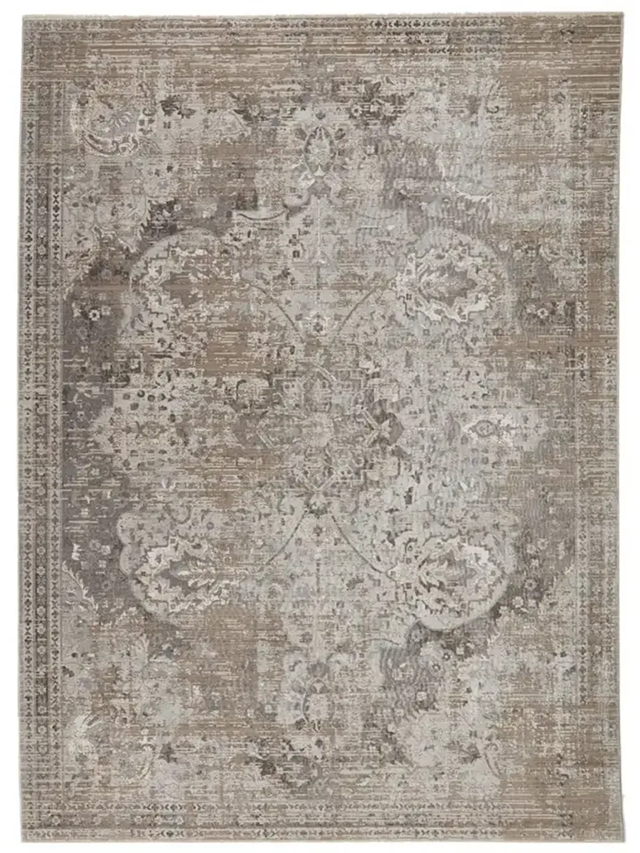 En Blanc Ginevra Gray 5'3" x 7'6" Rug