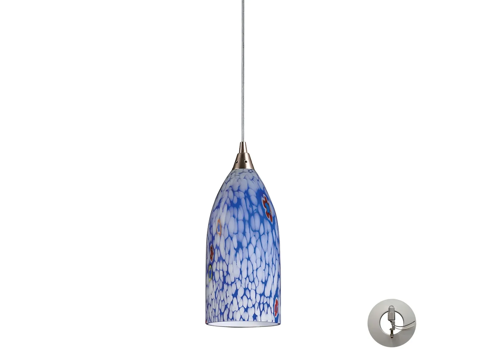 Verona Mini Pendant - Starburst Blue