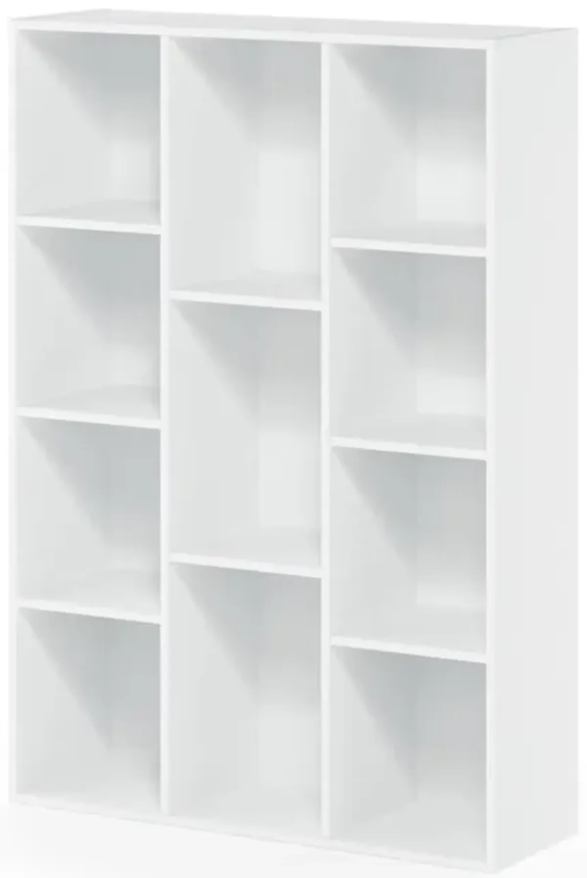 Furinno Luder Bookcase / Book / Storage , 11-Cube, White