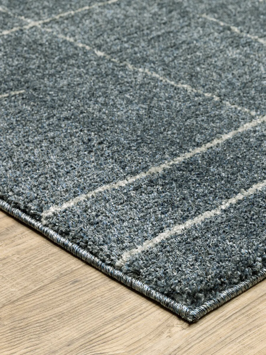 Alton 2'3" x 7'6" Blue Rug