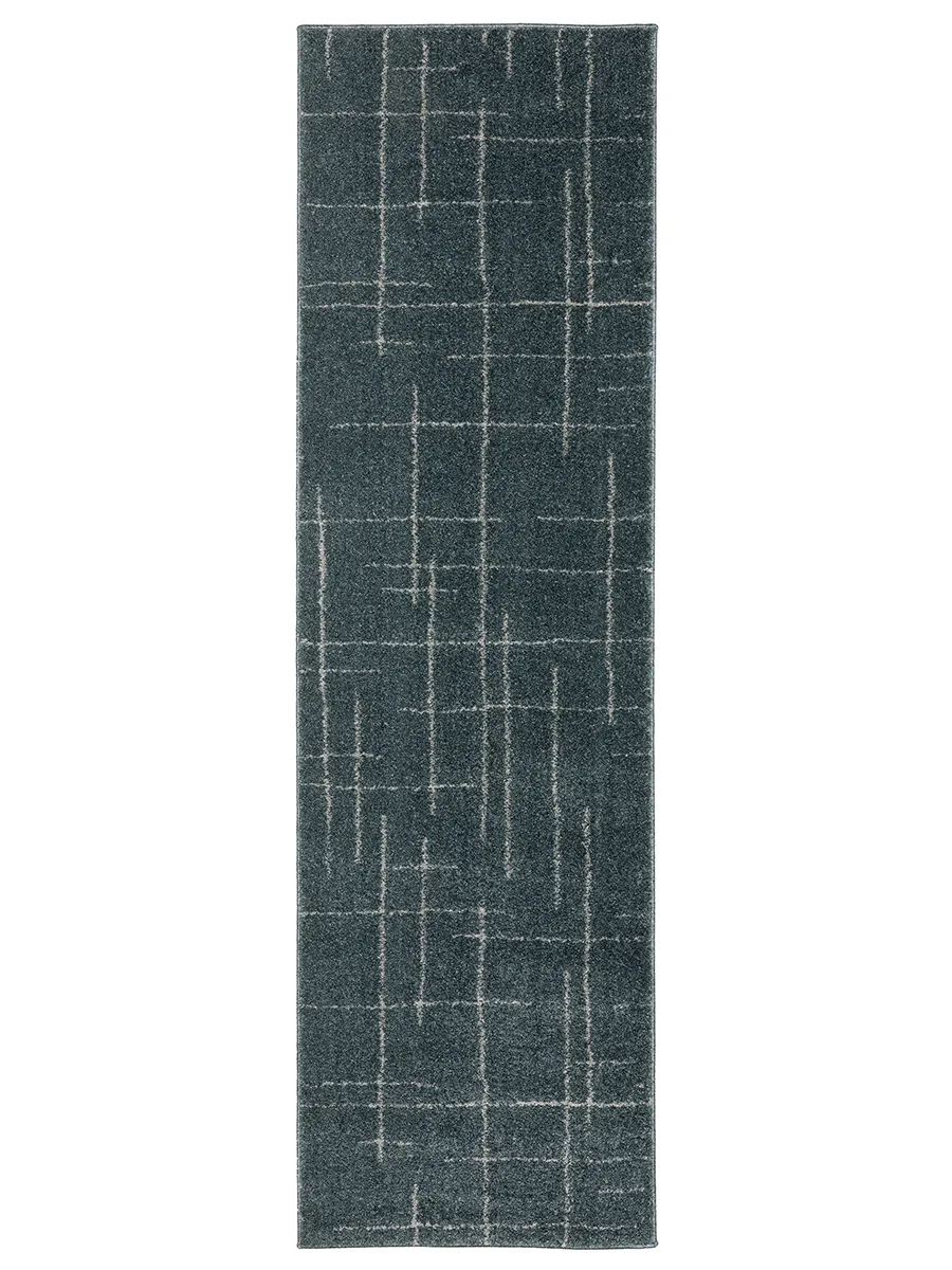 Alton 2'3" x 7'6" Blue Rug