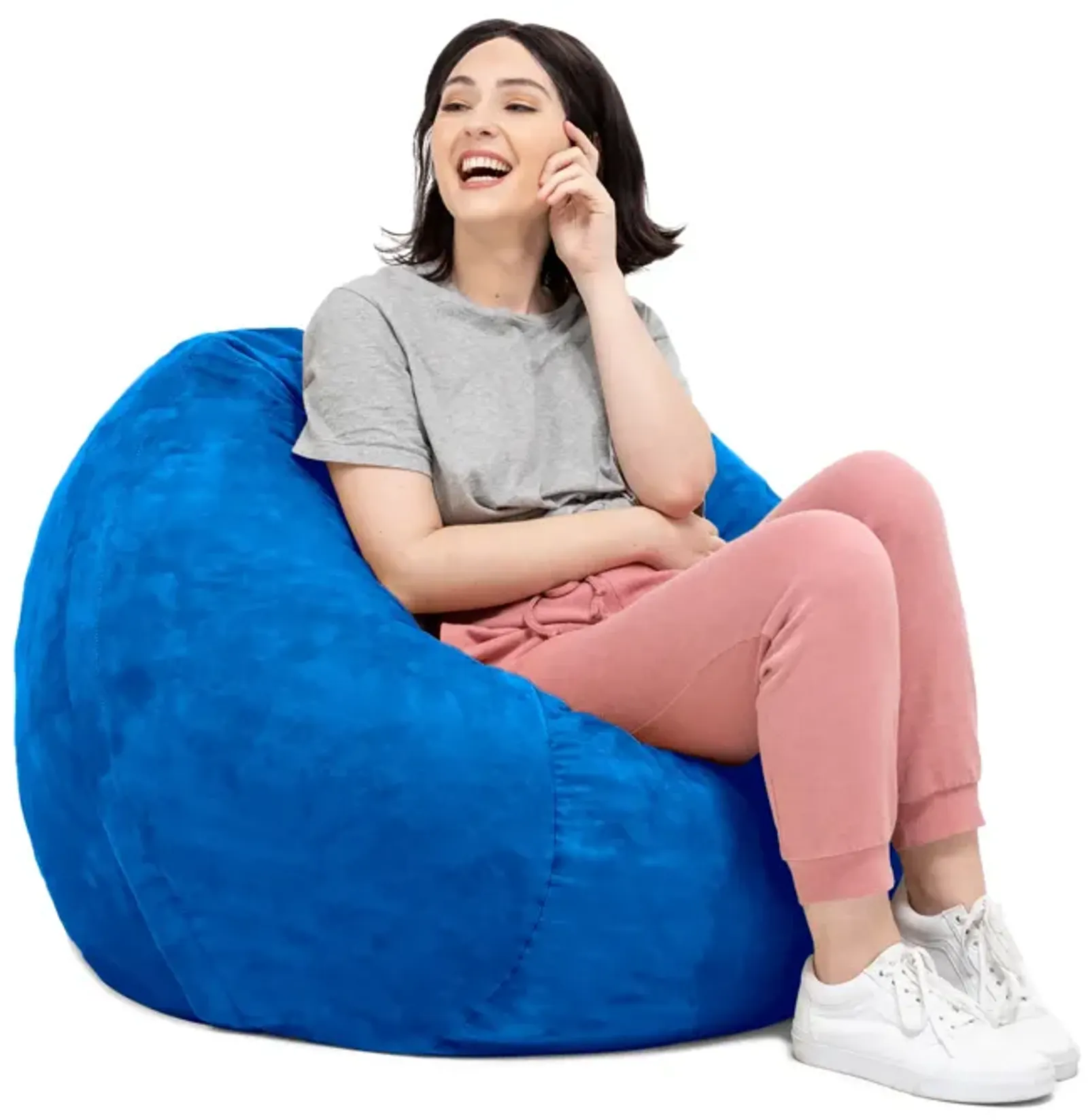 Jaxx Saxx 3 Foot Round Bean Bag w/ Removable Cover