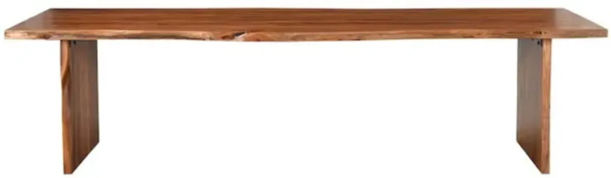 Taran Designs Oren 73 Live Edge Solid Wood Dining Bench