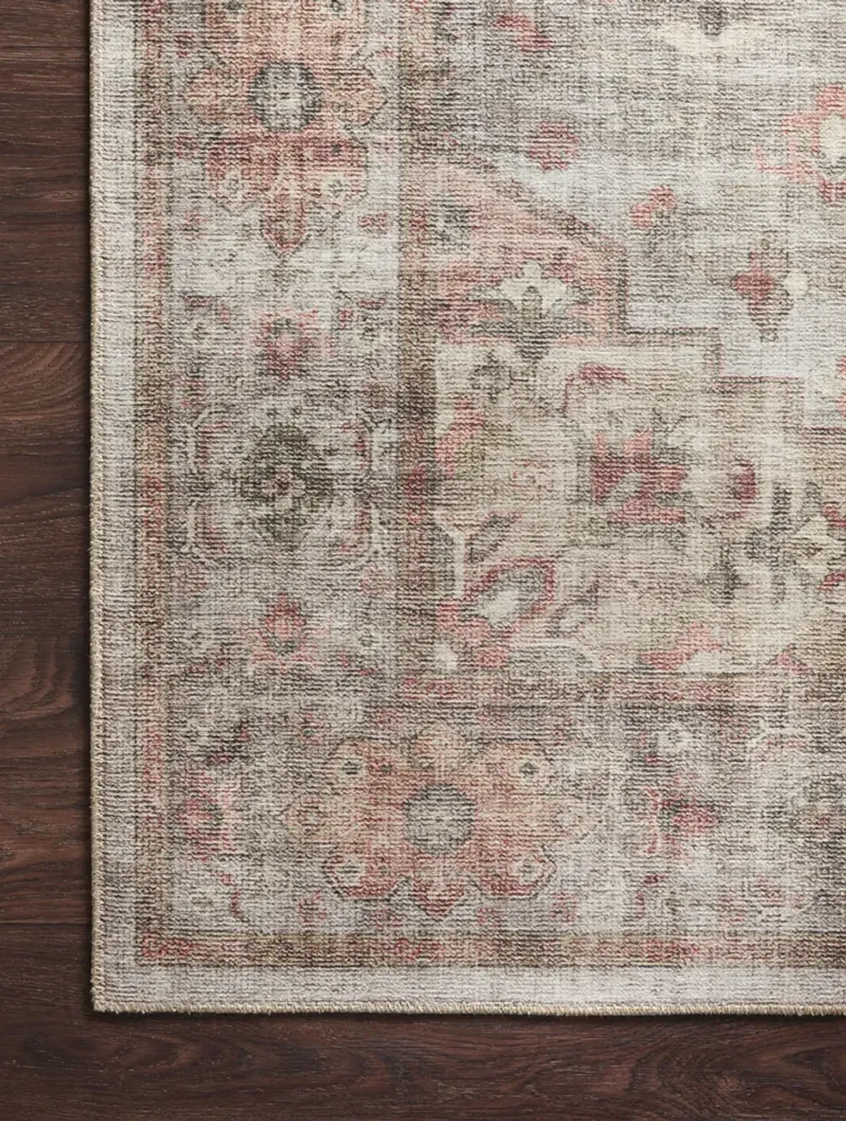 Heidi HEI02 Dove/Spice 3'6" x 5'6" Rug by Loloi II