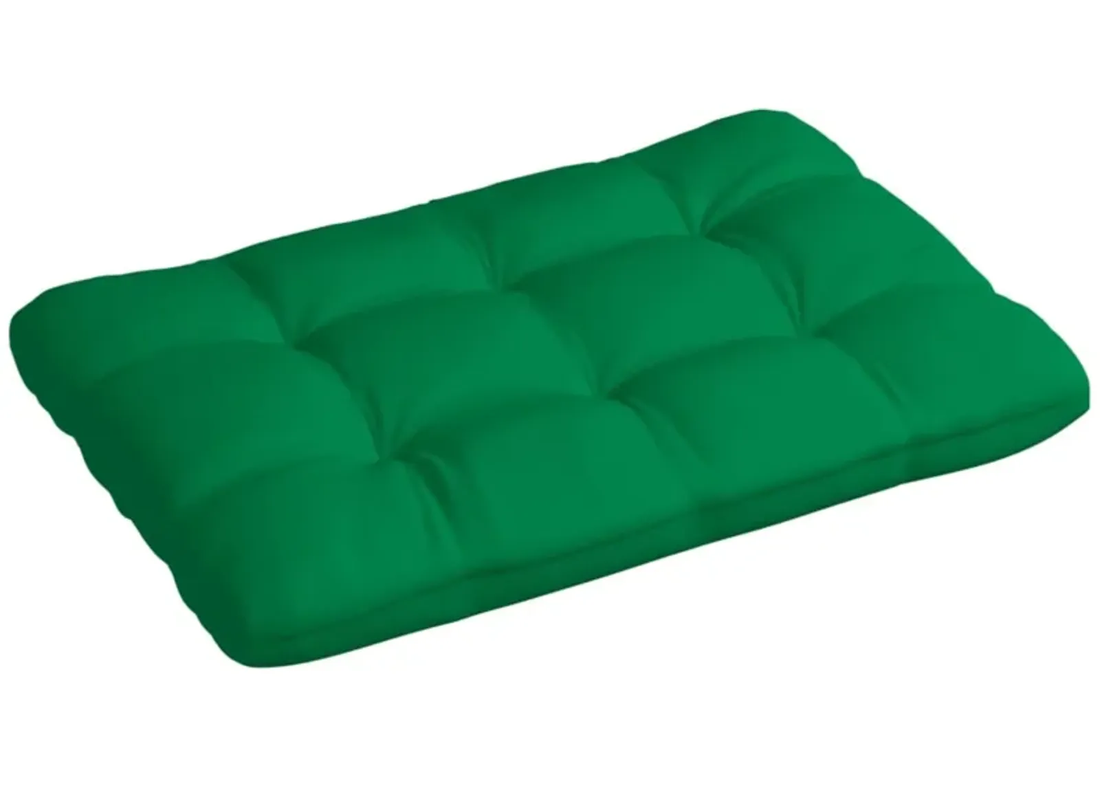 vidaXL Pallet Sofa Cushion Green 47.2"x31.5"x4.7"