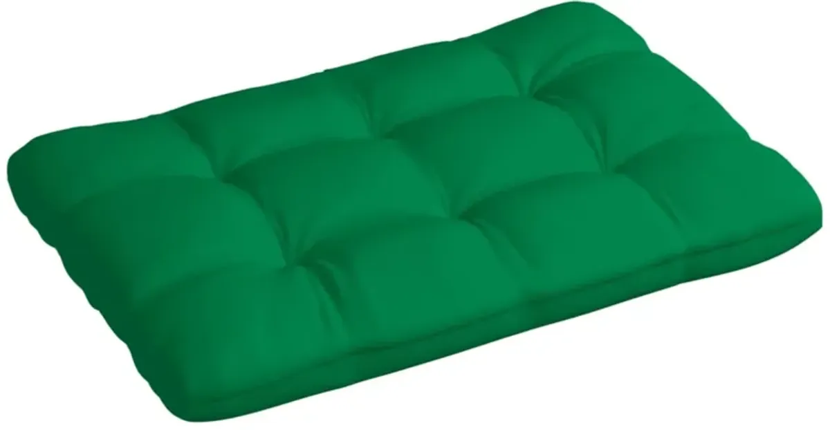 vidaXL Pallet Sofa Cushion Green 47.2"x31.5"x4.7"