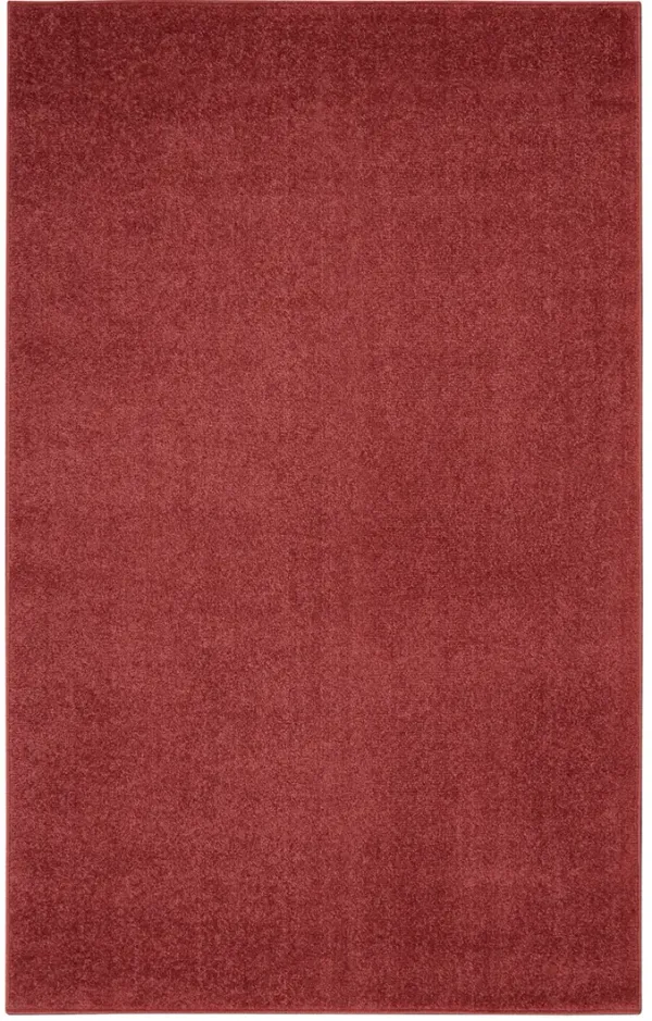 Nourison Essentials NRE01 Brick Red 3' x 5' Rug