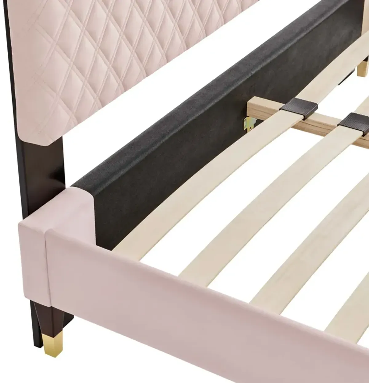 Modway - Harlow King Performance Velvet Platform Bed Frame