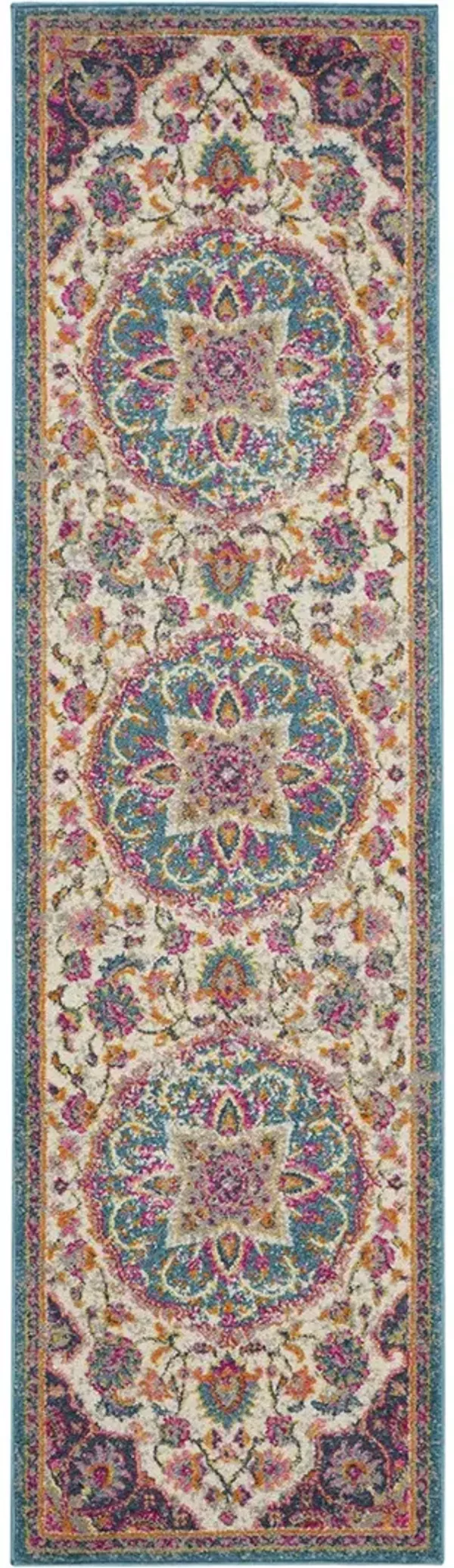 Passion PSN22 Ivory/Multicolor 2'2" x 10' Rug