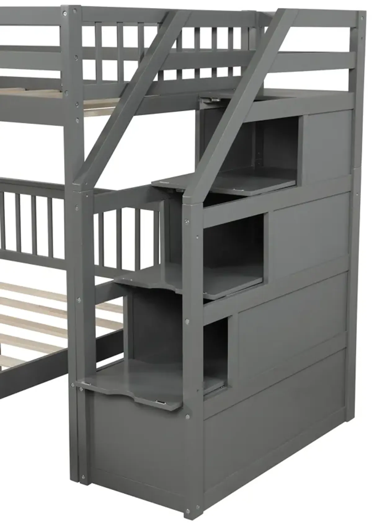 Merax Loft Bed with Staircase