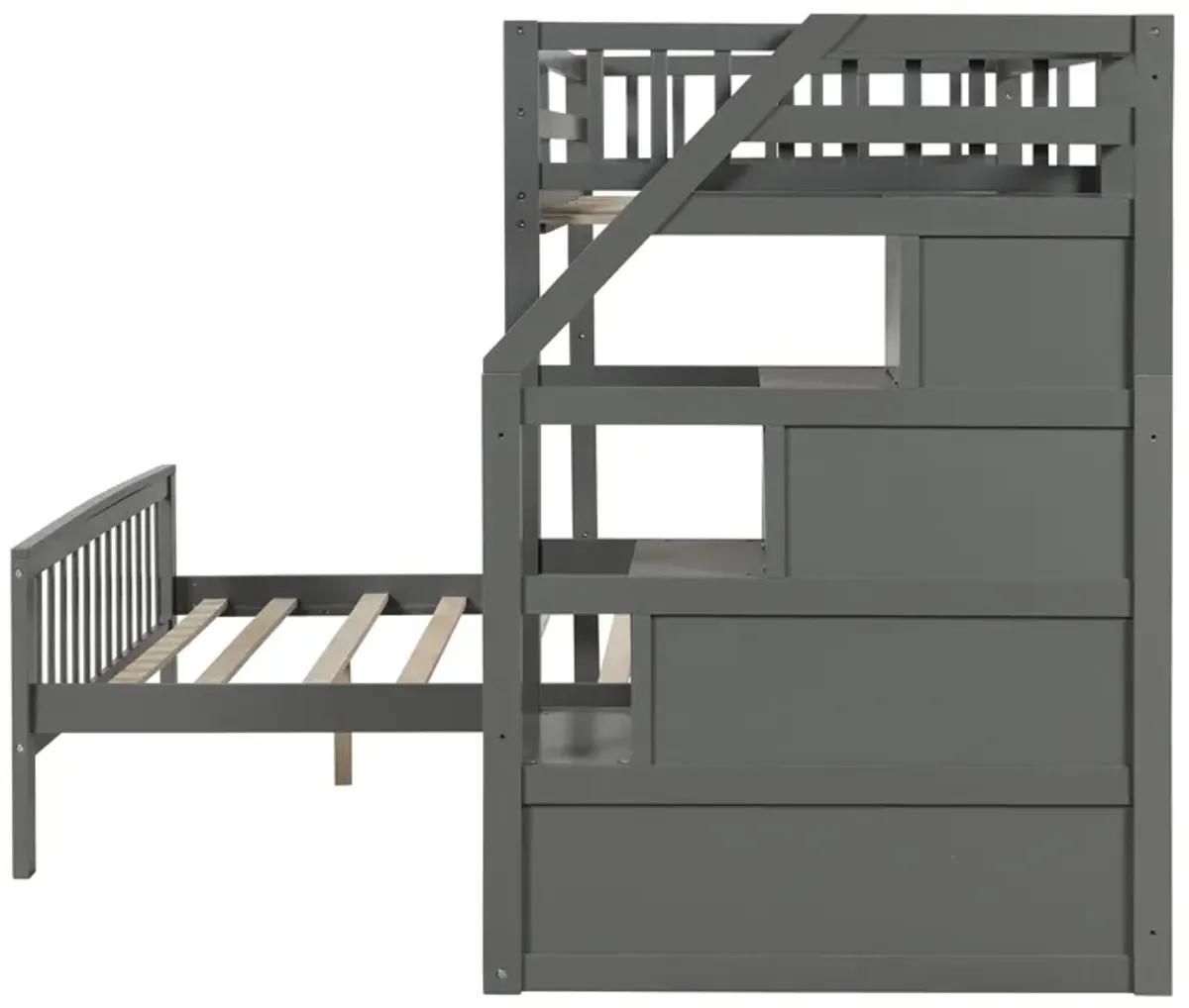 Merax Loft Bed with Staircase