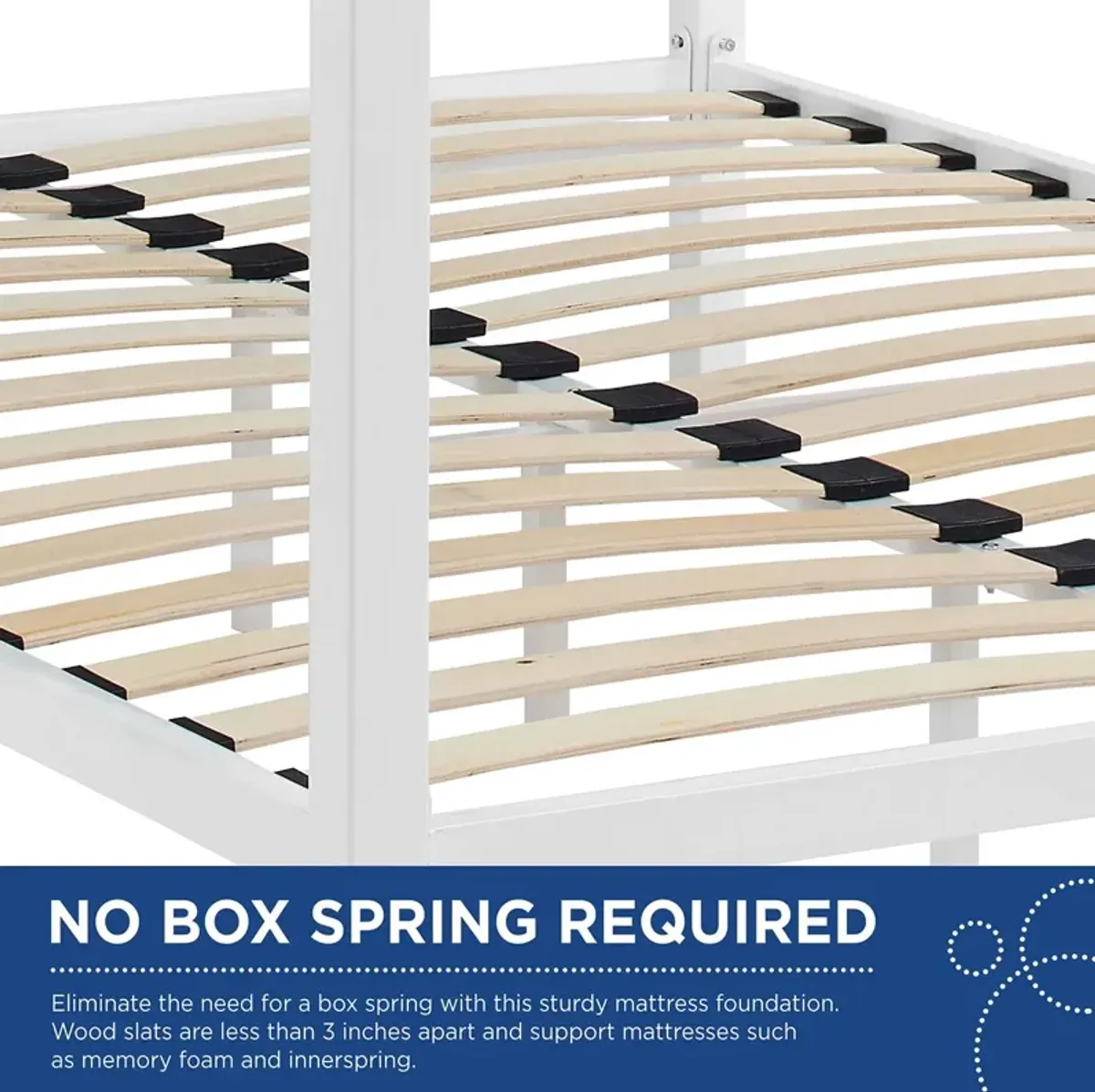 Modway - Raina Queen Canopy Bed Frame