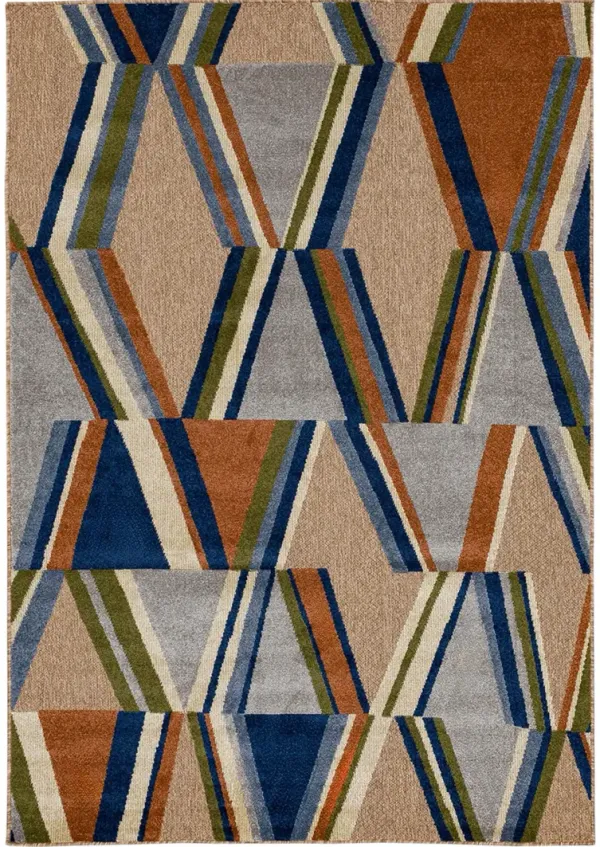Cabana Boca Grande Multi 6'x9' Rug