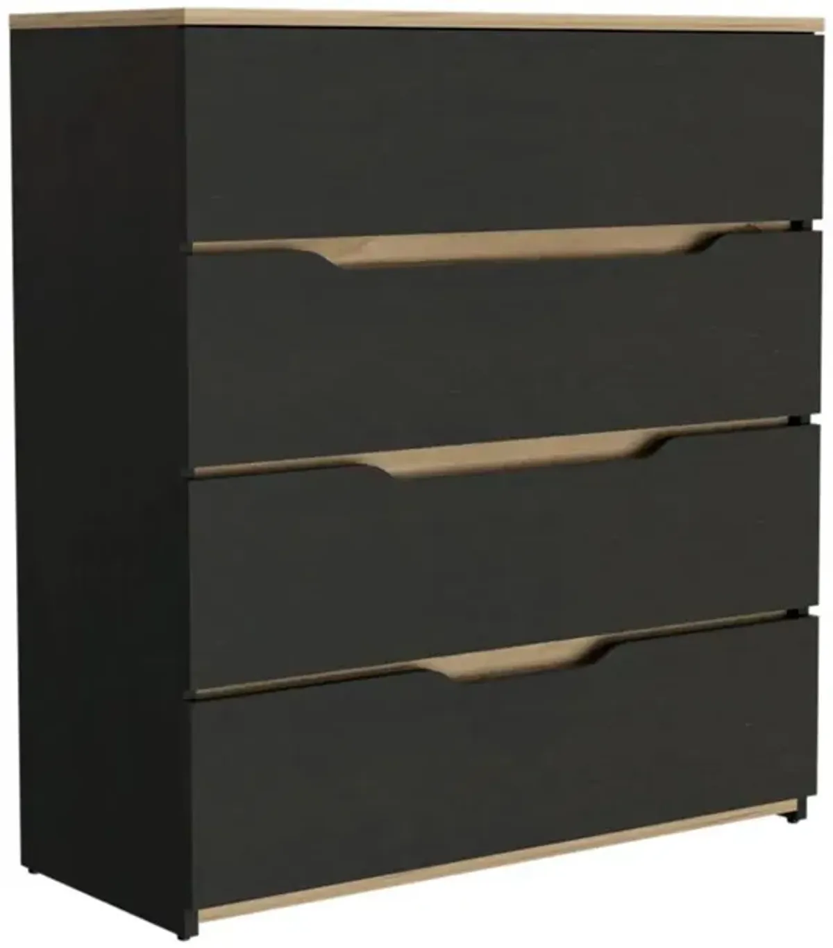 Dresser Oboe, Bedroom, Black / Light Oak