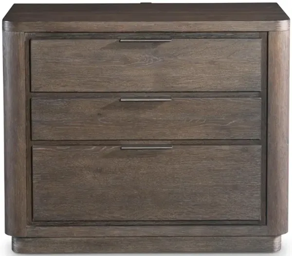 Outline 3 Drawer Nightstand