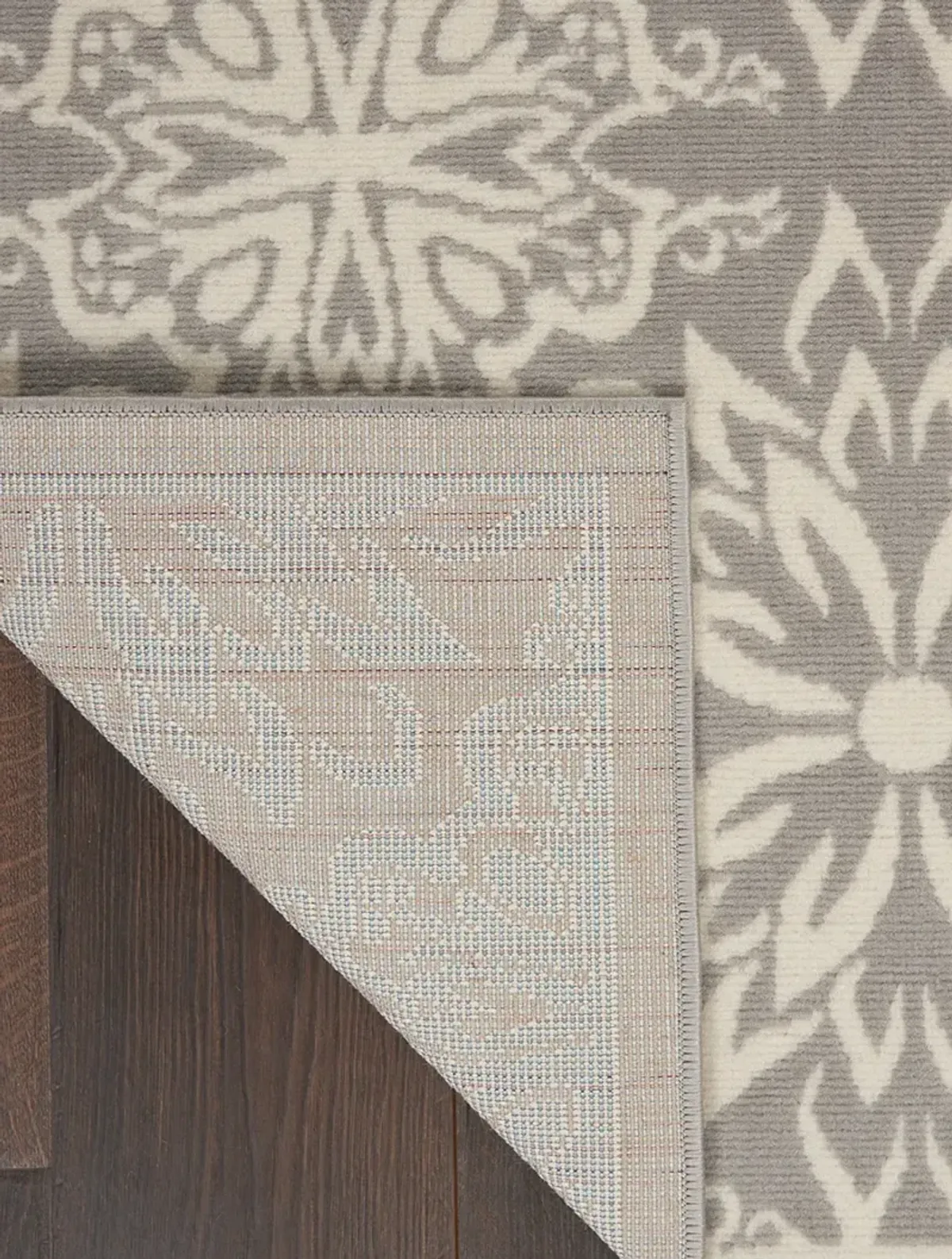 Jubilant JUB06 Ivory/Gray 6' x 9' Rug