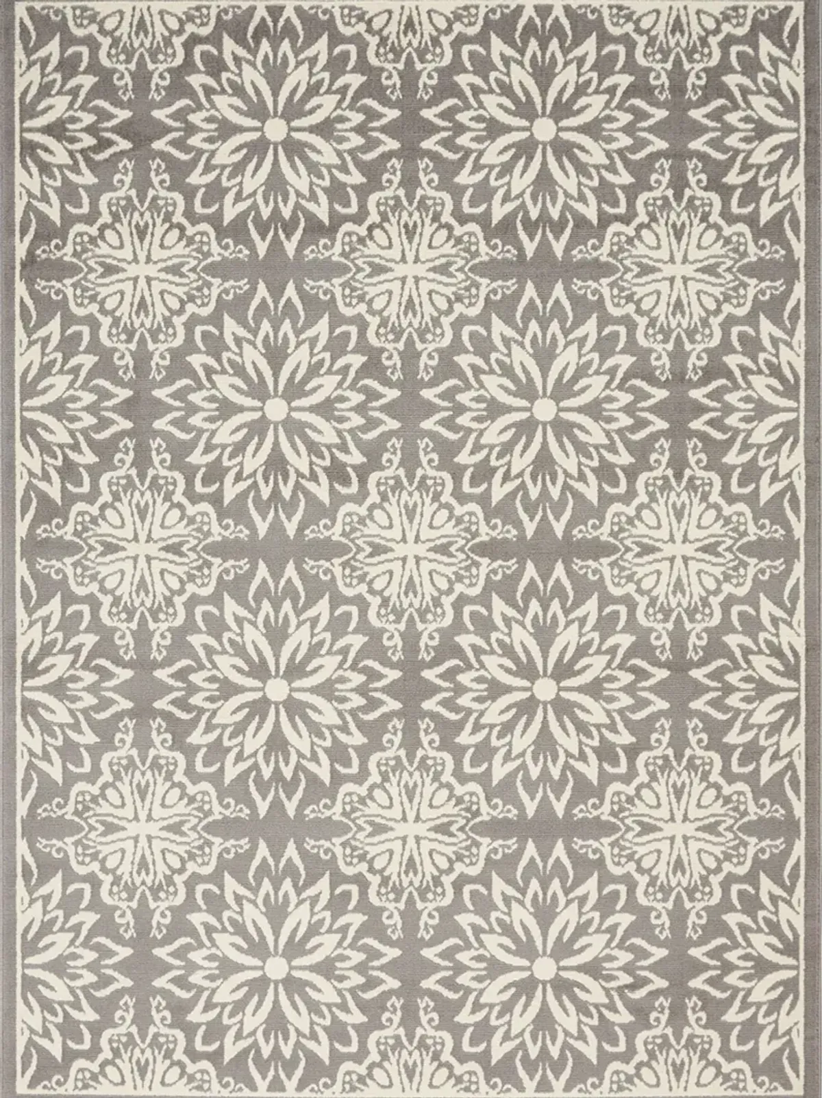 Jubilant JUB06 Ivory/Gray 6' x 9' Rug